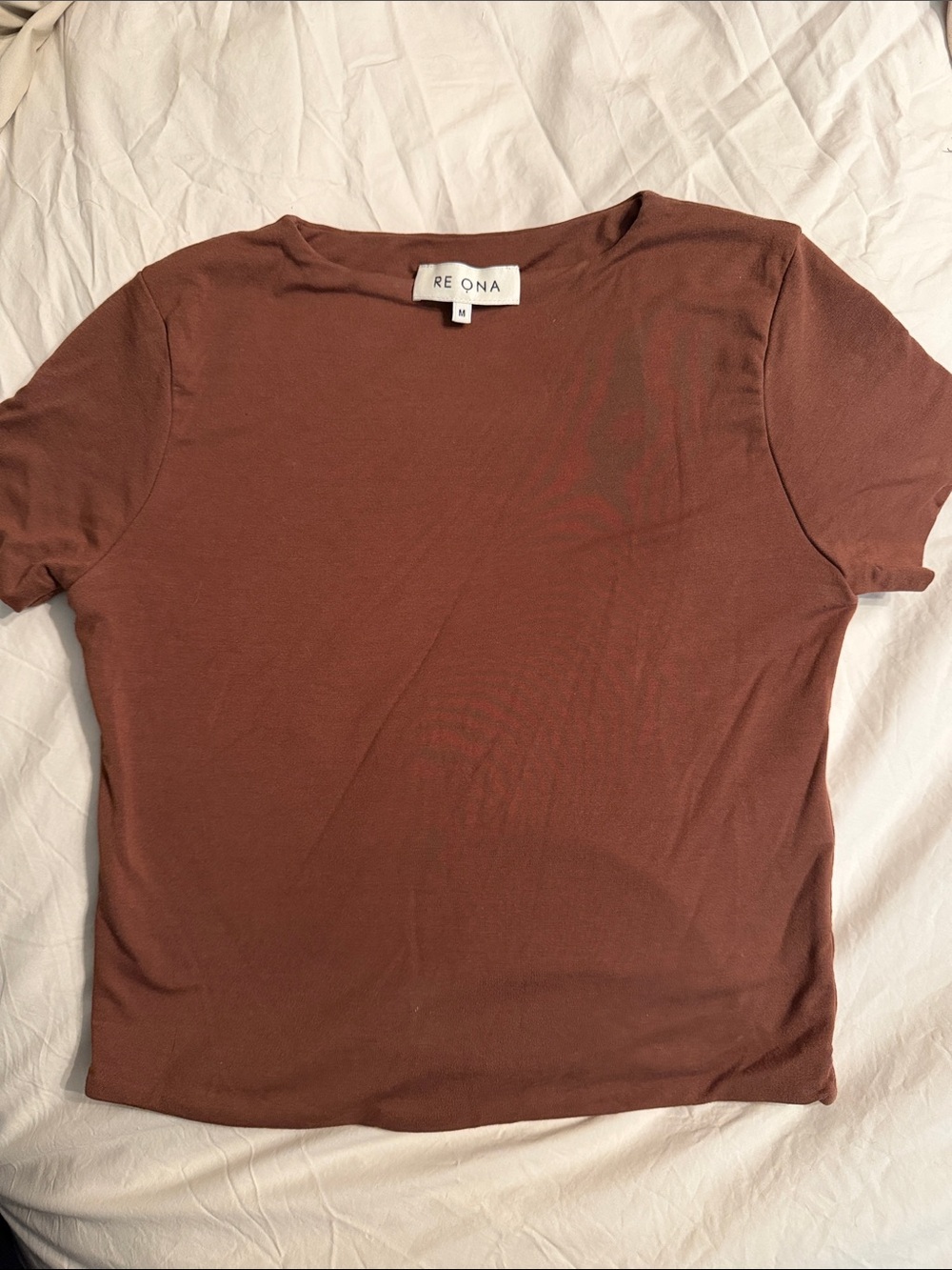 Re Ona Dusty Rose Short Sleeve Top